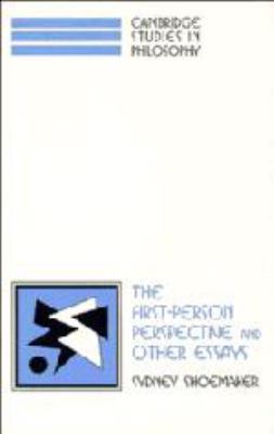 The First-Person Perspective and Other Essays (... 0521560306 Book Cover