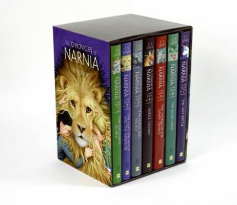 The Chronicles of Narnia Hardcover 7-Book Box S... 0060244887 Book Cover