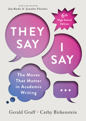 They Say / I Say 1324070242 Book Cover