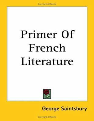 Primer Of French Literature 1417971983 Book Cover