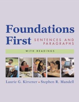 Foundations First with Readings: Sentences and ... 0312390769 Book Cover