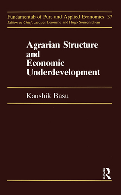 Agrarian Structure and Economi 3718649934 Book Cover