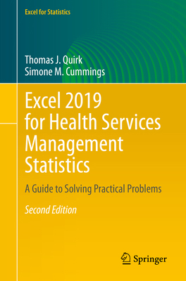Excel 2019 for Health Services Management Stati... 3030578275 Book Cover