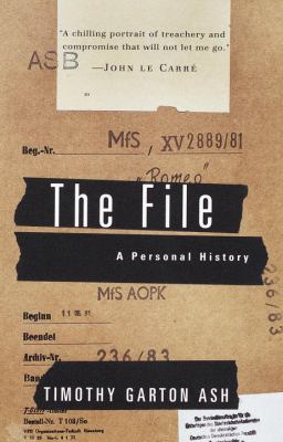 The File: A Personal History 0679455744 Book Cover