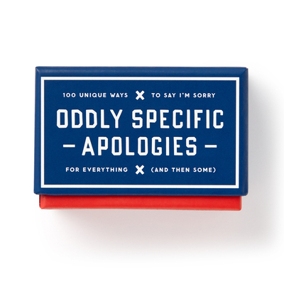Oddly Specific Apologies 0735379351 Book Cover