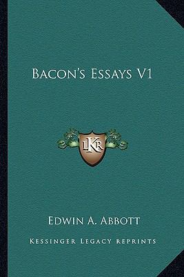 Bacon's Essays V1 1162976918 Book Cover