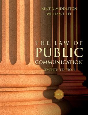Law of Public Communication, 2008 Update Editio... 0205484670 Book Cover