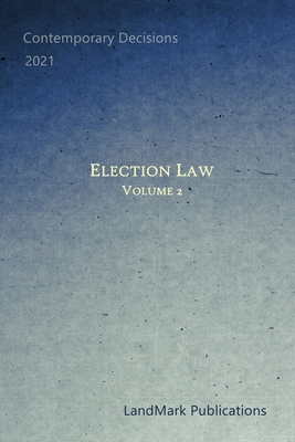 Election Law: Volume 2            Book Cover