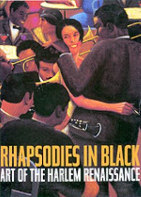 Rhapsodies in Black: Art of the Harlem Renaissa... 0520212681 Book Cover