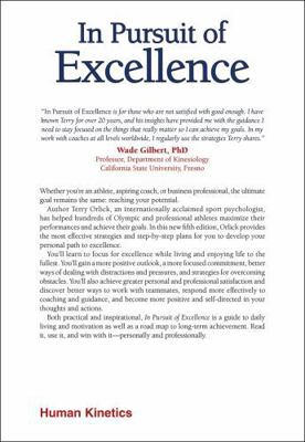 In Pursuit of Excellence 1450496504 Book Cover