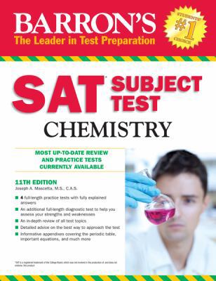 Barron's SAT Subject Test Chemistry 1438000294 Book Cover