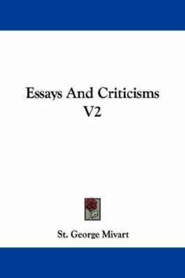 Essays And Criticisms V2 143254943X Book Cover