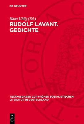 Rudolf Lavant. Gedichte [German] 3112768086 Book Cover