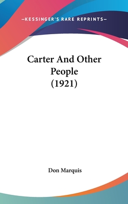 Carter And Other People (1921) 1436527058 Book Cover