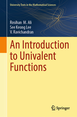An Introduction to Univalent Functions 9819588154 Book Cover