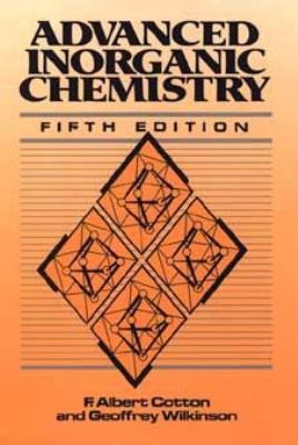 Advanced Inorganic Chemistry: A Comprehensive Text 0471849979 Book Cover