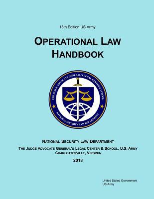 18th Edition US Army Operational Law Handbook 1092951792 Book Cover