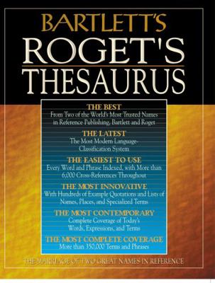 Bartlett's Roget's Thesaurus 0316101389 Book Cover