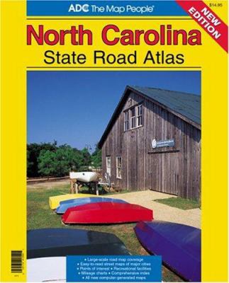 ADC North Carolina State Road Atlas 0875301983 Book Cover