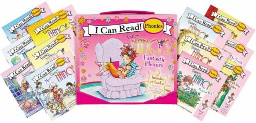 Fancy Nancy's 12-Book Fantastic Phonics Fun!: I... 0062086332 Book Cover