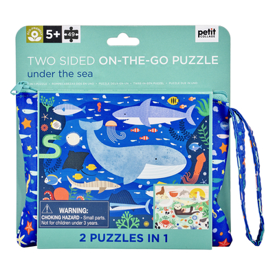 Under the Sea Two-Sided Travel Puzzle B08H8S6Z4D Book Cover