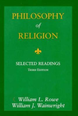 Philosophy of Religion: Selected Readings 0155036874 Book Cover