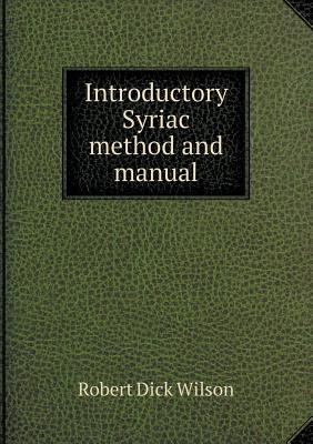 Introductory Syriac method and manual 5518510357 Book Cover