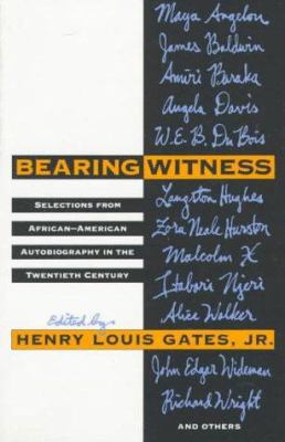 Bearing Witness: African-American Autobiography 0679735208 Book Cover