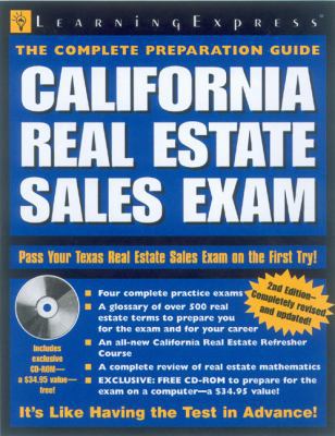 California Real Estate Sales Exam 1576855139 Book Cover