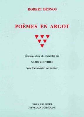 Poemes En Argot [French] 2707813095 Book Cover