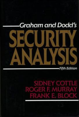 Security Analysis: Fifth Edition 0070132356 Book Cover