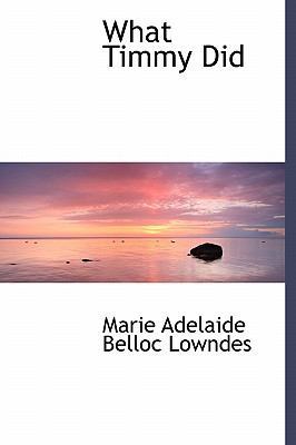 What Timmy Did 1241667837 Book Cover