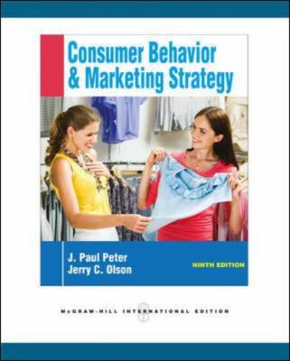Consumer Behavior & Marketing Strategy, 9th Edi... 0071267816 Book Cover