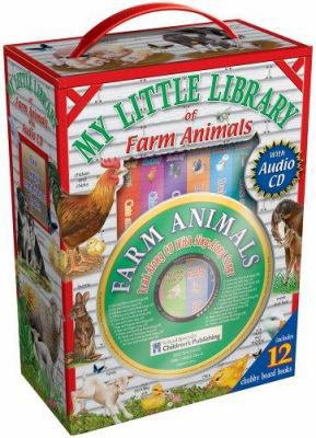 My Little Library of Farm Animals [With Audio CD] 1588457648 Book Cover