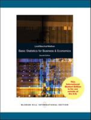 Basic Statistics for Business & Economics 0071220992 Book Cover