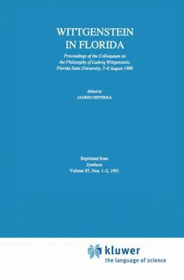 Wittgenstein in Florida: Proceedings of the Col... 0792313453 Book Cover
