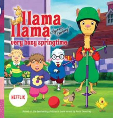 Hardcover Llama Llama Very Busy Springtime Book