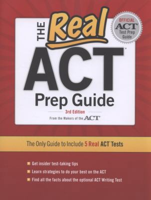 The Real ACT Prep Guide: The Only Guide to Incl... 076893432X Book Cover