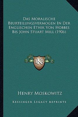 Das Moralische Beurteilungsvermogen In Der Engl... [German] 1166724115 Book Cover