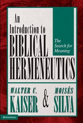 Introduction to Biblical Hermeneutics, An 0310530903 Book Cover