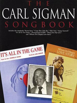 The Carl Sigman Songbook 0825635101 Book Cover