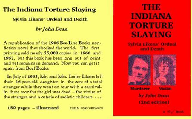 Indiana Torture Slaying: Sylvia Likens' Ordeal ... 0960489479 Book Cover