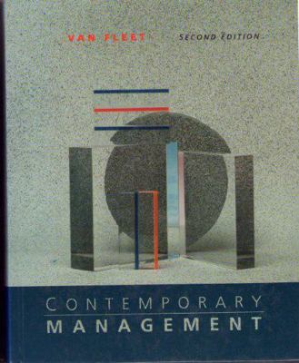 Contemporary management 0395472237 Book Cover
