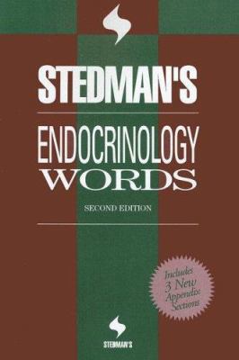 Stedman's Endocrinology Words 0781761735 Book Cover