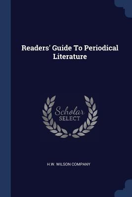 Readers' Guide To Periodical Literature 1377228789 Book Cover