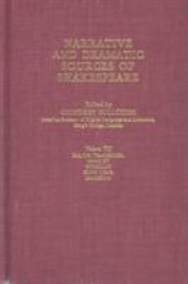 Narrative and Dramatic Sources of Shakespeare: ... 0231088973 Book Cover