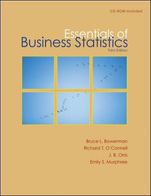 Essentials of Business Statistics 0073373680 Book Cover