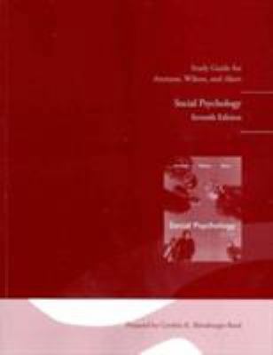 Student Study Guide for Social Psychology 0138144826 Book Cover