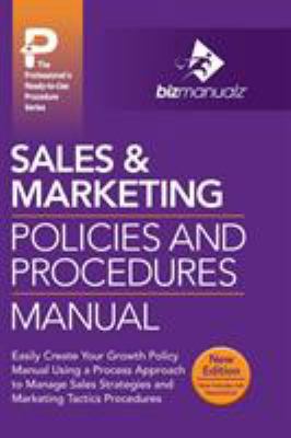 Sales & Marketing Policies and Procedures Manual 1931591113 Book Cover