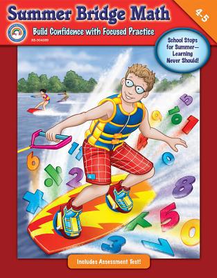 Summer Bridge Math, Grades 4 - 5 1600224539 Book Cover